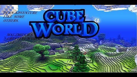 Cube World Episode 2: DOES IT LOOK LIKE IT I KNOW WHAT IM DOING