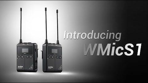 GodoxAudio: Introducing WMicS1 - UHF Wireless Microphone System