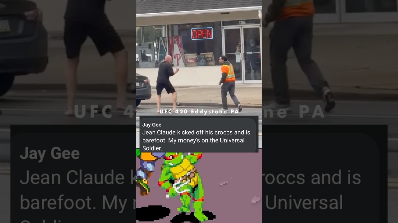 UFC Delco Chester pike live comments from the crowd  