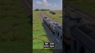 🚆 Indian Train Simulator 3D Gameplay | Realistic Indian Train Driving 🚄 #Shorts