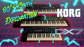 The Synthetic Trinity - DX7 + KORG Monopoly + Prologue