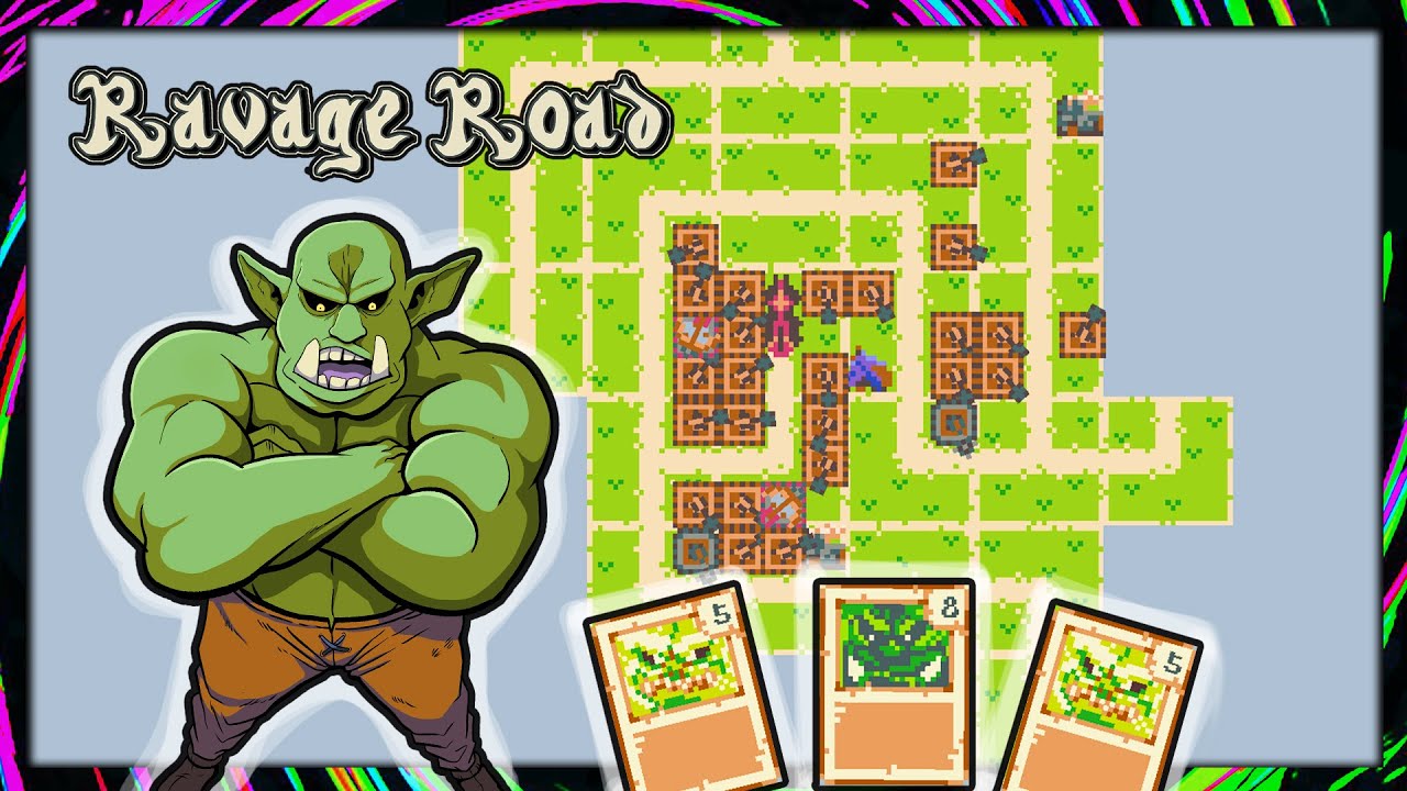 Super Charming Roguelite Tower Defense Deckbuilder! | Ravage Road