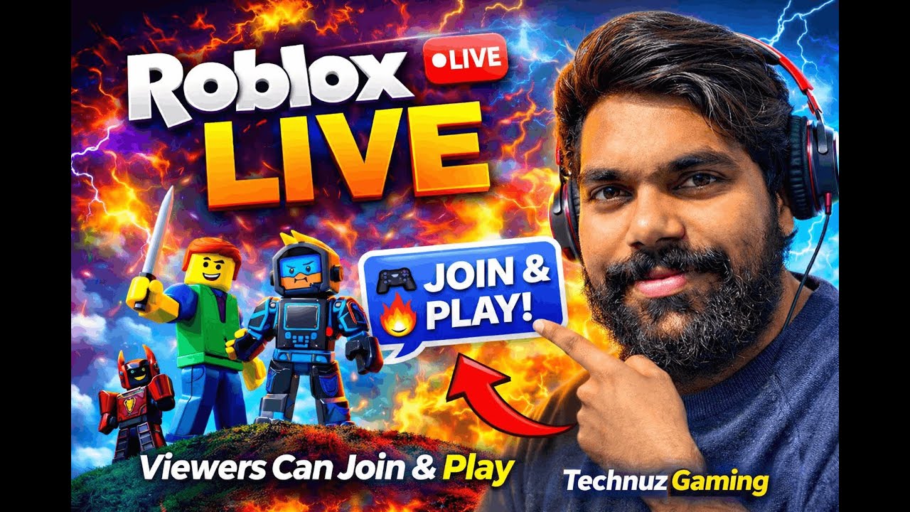 Roblox LIVE 🎮 with Viewers 🔥  