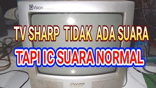 TV Sharp Tidak Ada Suara Tetapi IC Suara Normal