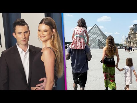 Adam levine and behati prinsloo share rare look at all 3 kids during paris vacation