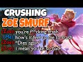 I beat a smurf Zoe OTP SO HARD they began TRASH TALKING | Challenger Varus Mid - League of Legends