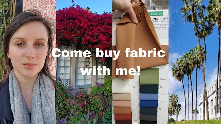 LA Vlog: Buying fabrics from LA textile