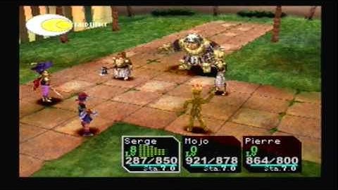 Chrono Cross Boss Fight (Pierre Path) Solt, Peppor, & ...Ketchop!