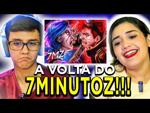 A VOLTA DO 7MZ SURPREENDEU? 7 Minutoz - VI E JINX (ARCANE) - ÁLVARO & MANU REACT