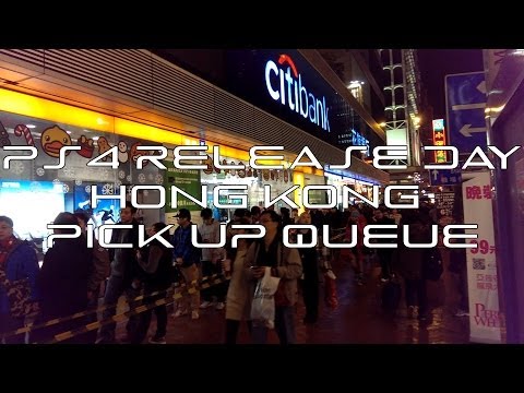Playstation 4 Release Day Hong Kong Pick Up Queue
