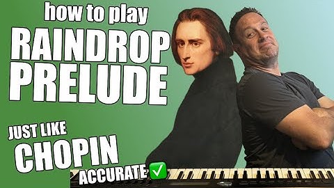 🎹 Learn To Play Piano | How To Play Raindrop Prelude Chopin On Piano | Accurate Easy Lesson ⚡️