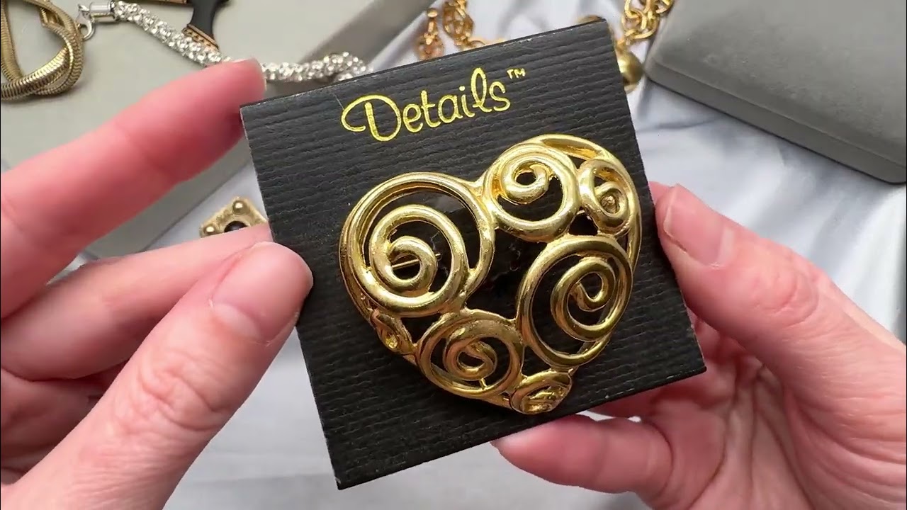 24. РАСПАКОВКА Винтажной бижутерии. Nolan Miller, Ervin Pearl, Anne Klein,GUESS и др.