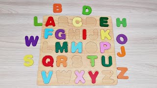 Best Video Learn Letters | Colors | montessori puzzle | presschool learning | englishlearning