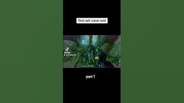 Ark survival ascended first cave run! #ark #arksurvivalascended #shorts #scary #funny #short #fyp