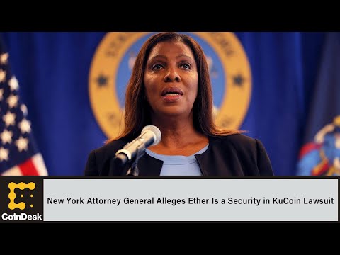 New york attorney general alleges ether is a security in kucoin lawsuit