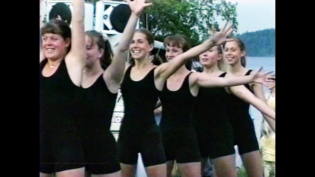 Nora firar NATIONALDAGEN 1995, Trängbo camping den 6 maj.