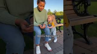 Shhh Didnt Work Toddler Panic Moment Caught On Camera