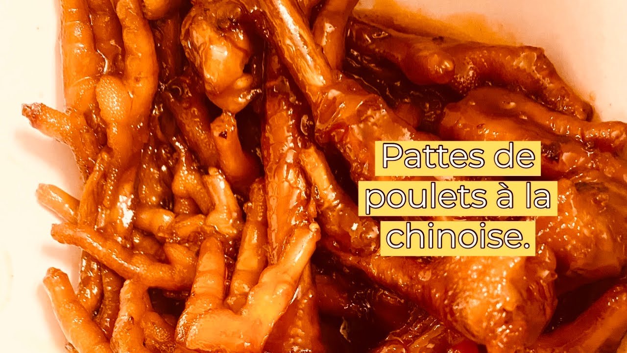 Pattes de poulets à la chinoise.