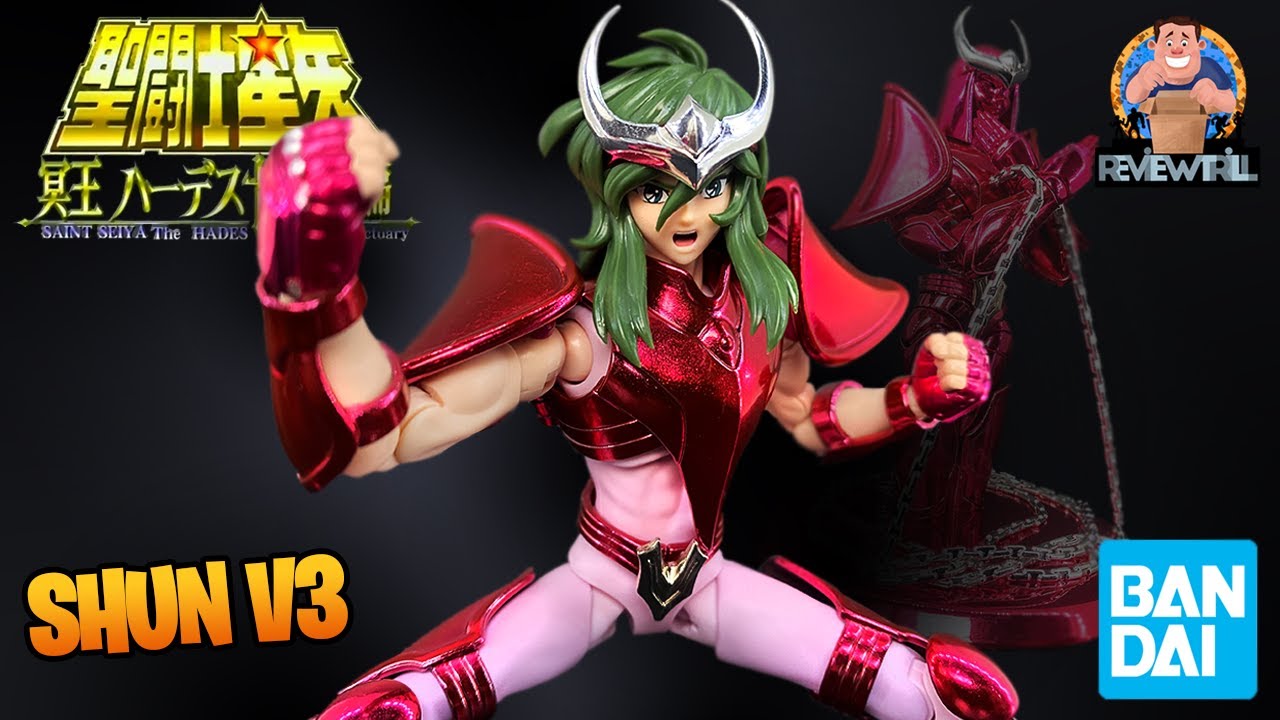 SHUN DE ANDROMEDA V3 - SAINT SEIYA FINAL BRONZE CLOTH MYTH BANDA I REVIEW BR