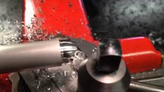 Radius turning attachment.