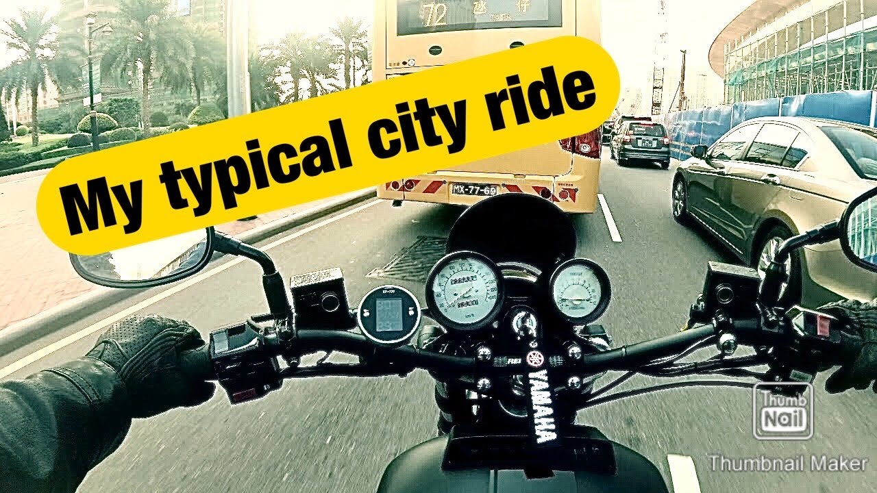 80's FZX 750 Urban riding