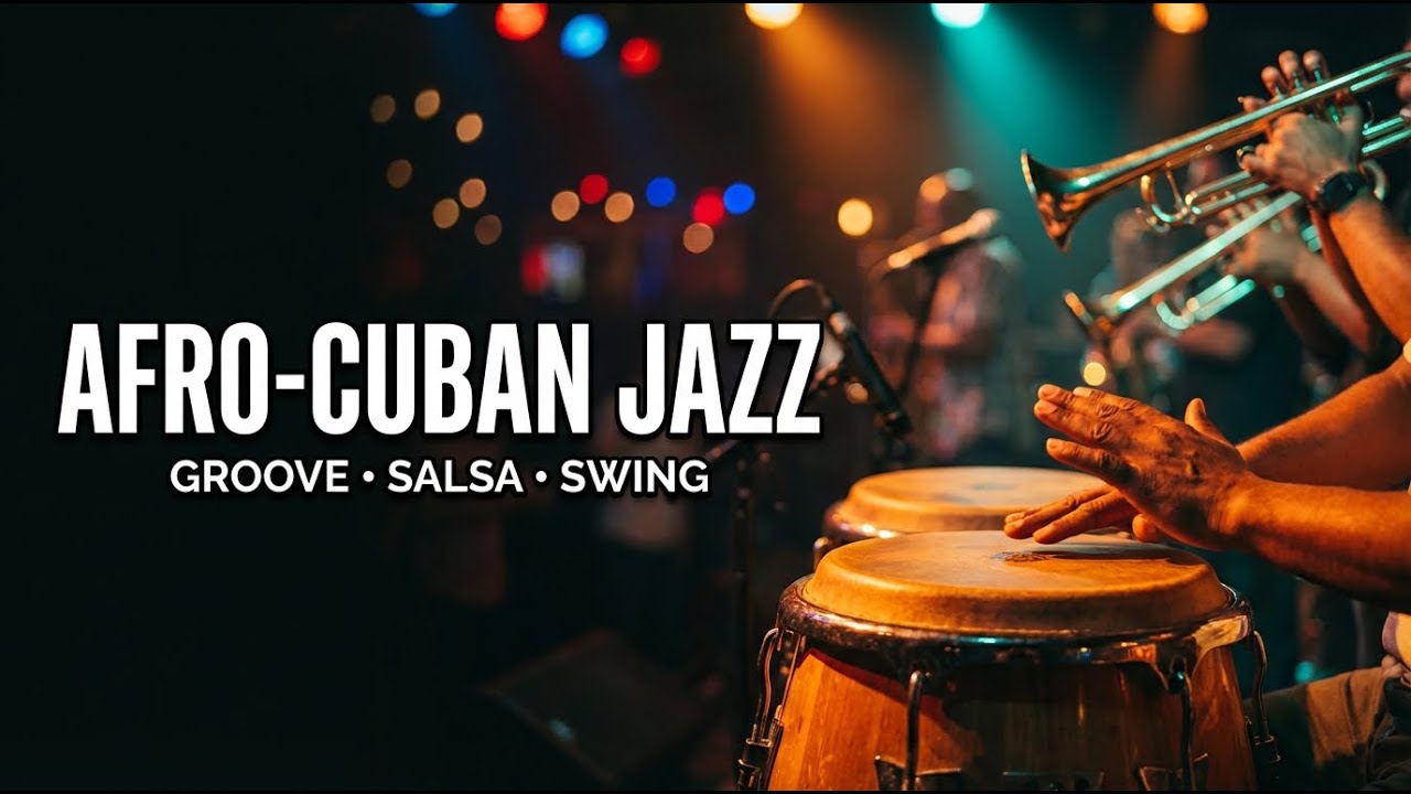 Afro-Cuban Jazz Night | Tropical Lounge Sax & Percussion - YouTube