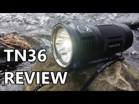 Thrunite TN36 Review / Field Test - 6510 Lumens Flashlight - YouTube