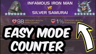 Coliseum Silver Samurai Easy Mode Counter - Infamous Iron Man 98 Bars - Marvel Contest of Champions