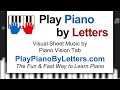 Learn to Play "Mercy" by Brett Young | Play Piano by Letters (Intro & Verse)