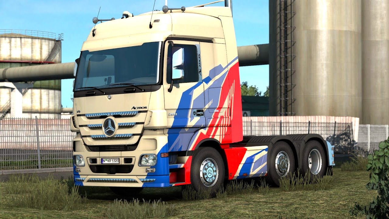 ETS 2 - Mercedes Benz Actros Transporting Pumps Part 1