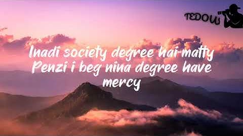 WILLY PAUL FT SCAR MKADINALI - SOCIETY PRESSURE ( OFFICIAL LYRICS VIDEO) #societypressure#willypaul