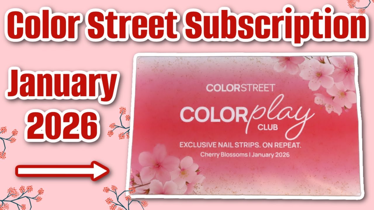 Color Street Color Play Subscription 💅January 2026 Cherry Blossoms