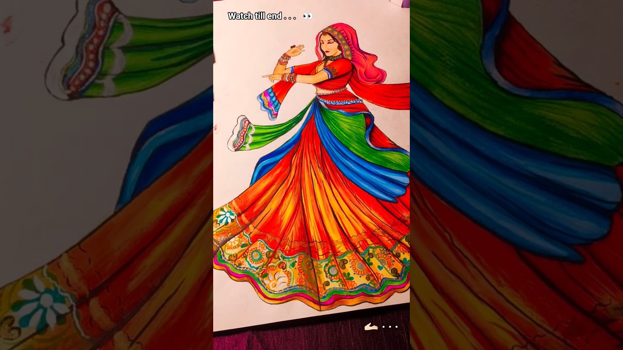 𝗣𝗮𝗶𝗻𝘁𝗶𝗻𝗴 𝗼𝗳 𝗮 𝗧𝗿𝗮𝗱𝗶𝘁𝗶𝗼𝗻𝗮𝗹 𝗱𝗮𝗻𝗰𝗶𝗻𝗴 𝘄𝗼𝗺𝗲𝗻 𝗶𝗻 𝗥𝗮𝗷𝗮𝘀𝘁𝗵𝗮𝗻𝗶 𝗱𝗿𝗲𝘀𝘀 💃