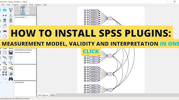 How to install plugins to SPSS AMOS FAST