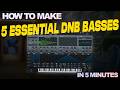 5 Essential DnB Basses in 5 Minutes