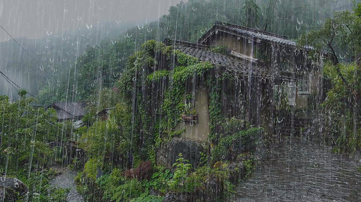 Fall Asleep Fast & Easy in 3 Minutes with Heavy Rain on the Roof & Loud Thunder at Night