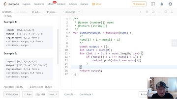 228. Summary Ranges - Korean Version