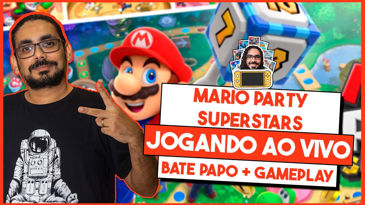 Jogo Mario Party Superstars Nintendo Switch Mídia Física