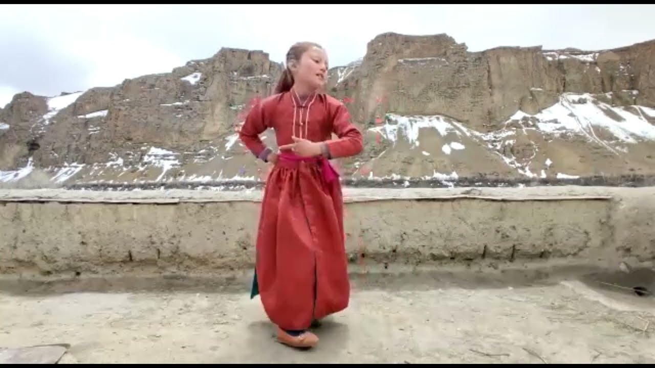 Beautiful Ladakhi dance #ladakhioldsong #ladakhiculture 🎀🎀