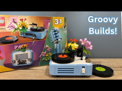 Triple Build Tunes: LEGO Creator Record Player With Flowers Review