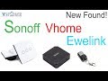 Ewelink APP Vhome Smart Switch Work With Sonoff Rf Bridge Test Record