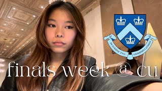 COLLEGE DIARIES | finals week at columbia university 📚 studying, formals, exploring nyc