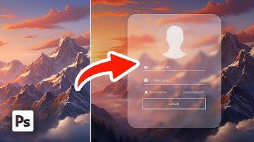 How to Create Stunning Glass Morphism Effect in Photoshop - Step-by-Step Tutorial