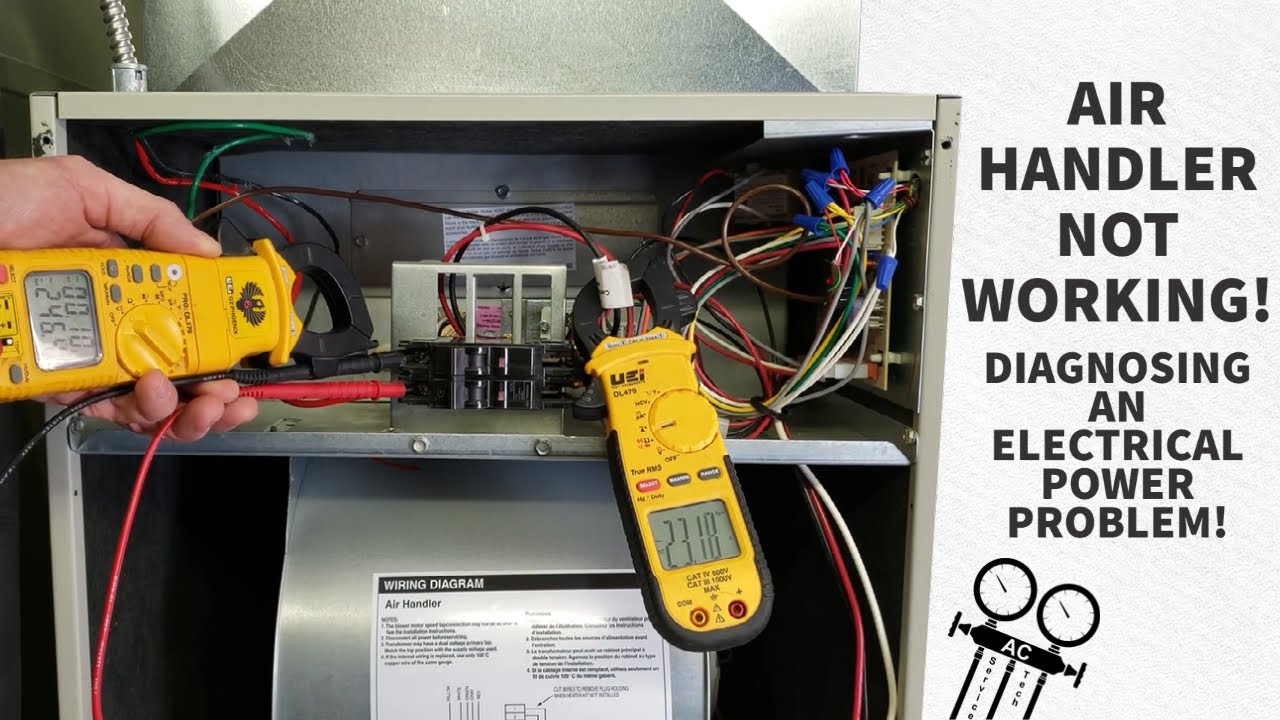 Air Handler With Electric Strip Heating Operation And Troubleshooting Youtube