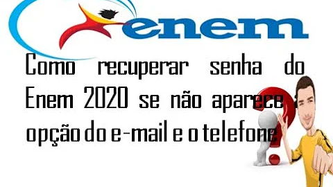 Como descobrir o E-mail cadastrado no Enem?