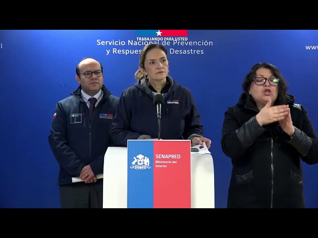 Actualización de la situación por sistema frontal