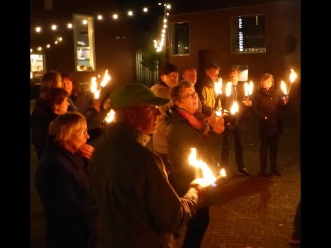 Fakkelprotest Loppersum 17 november 2021 #fakkelvoorgroningen