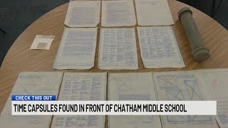 Chatham Middle School discovers 2 time capsules