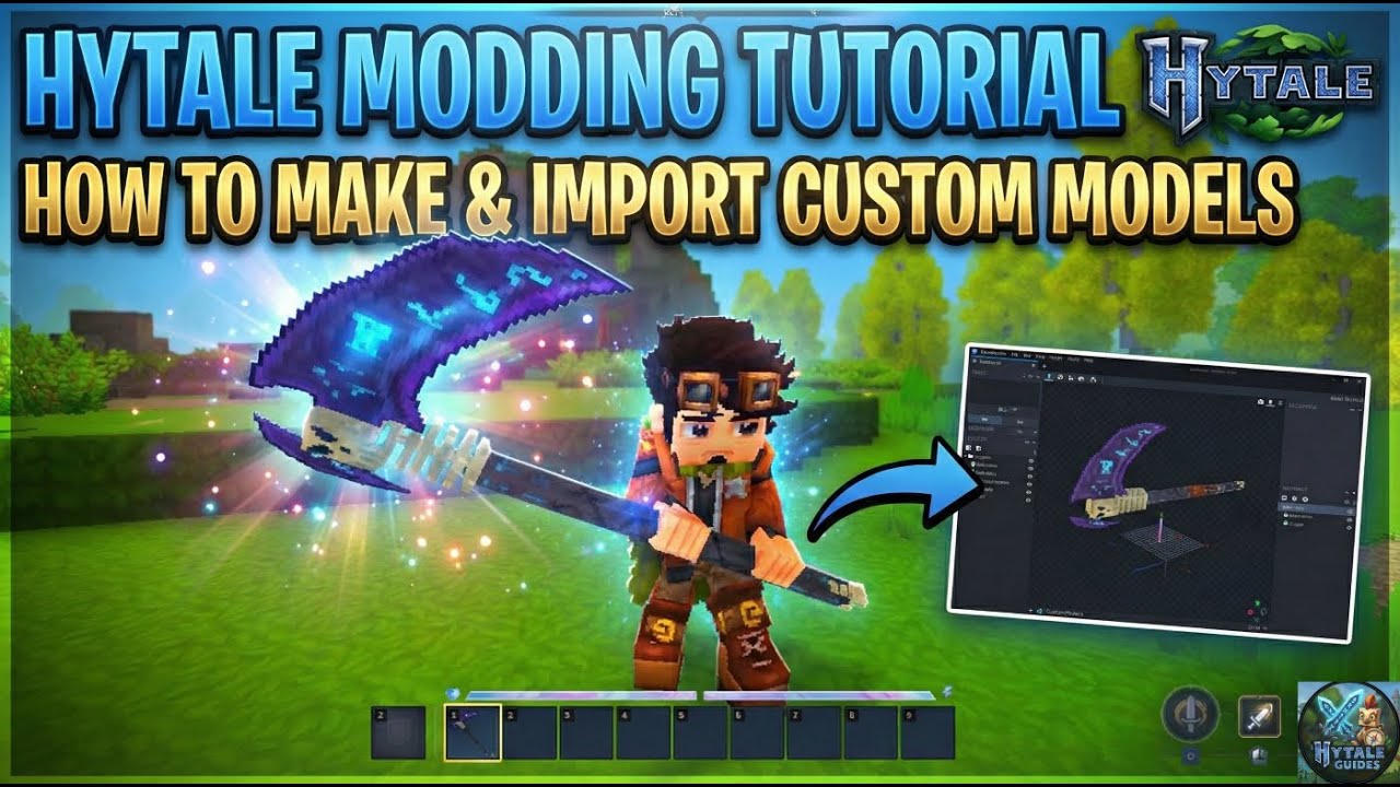 Hytale Modding Tutorial : How to Make and Import Your Custom Models