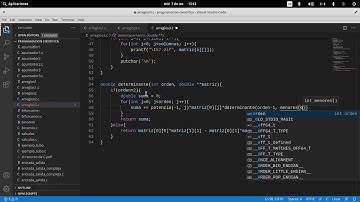 Calculo de un determinante